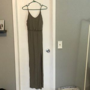 Spaghetti strap, scoop neck dress